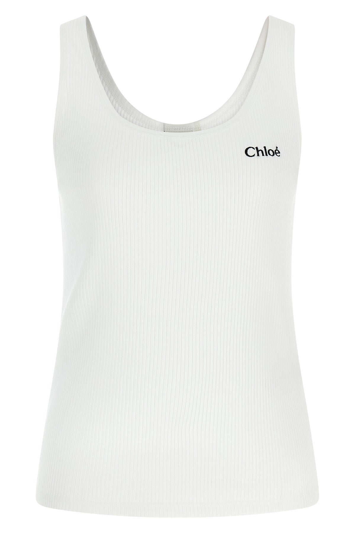 slightly stretch ribbed cotton top
