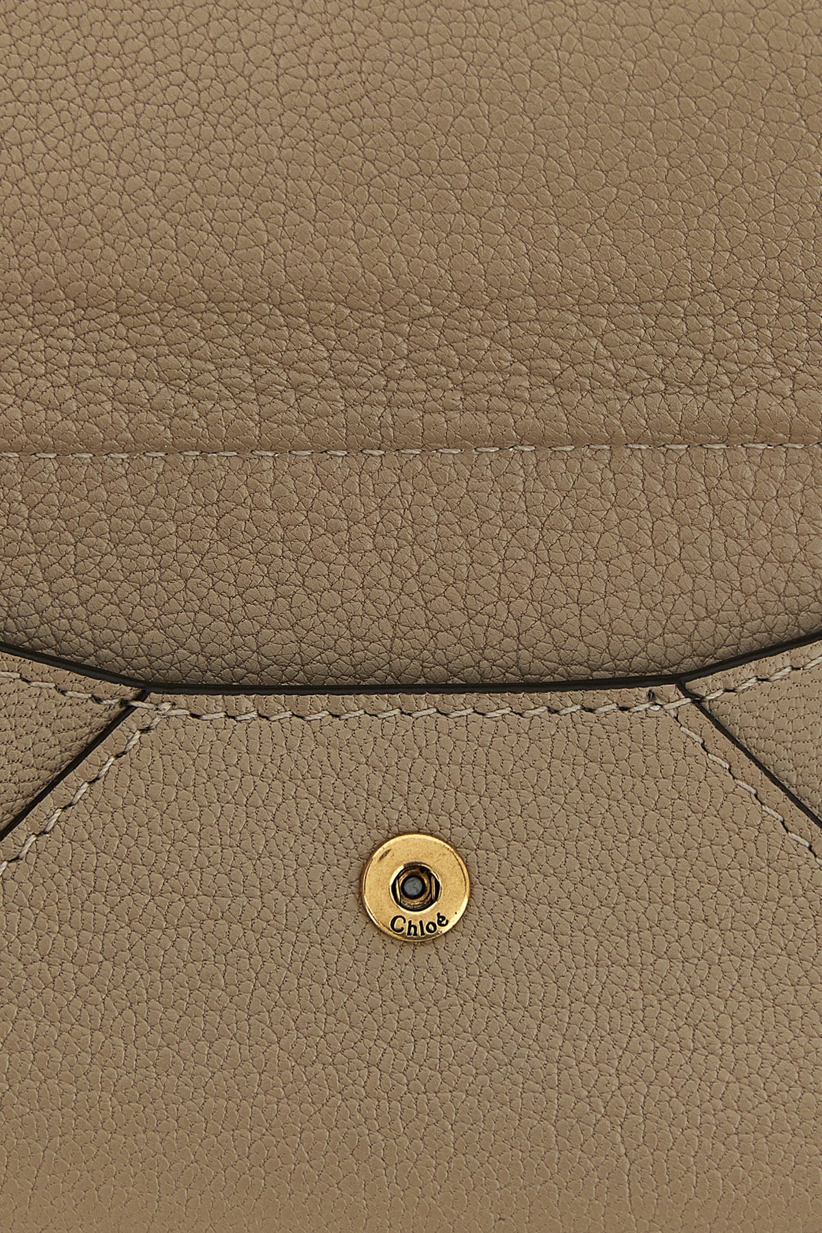 the small chloé envelope wallet redefines small leather goods through a geomet