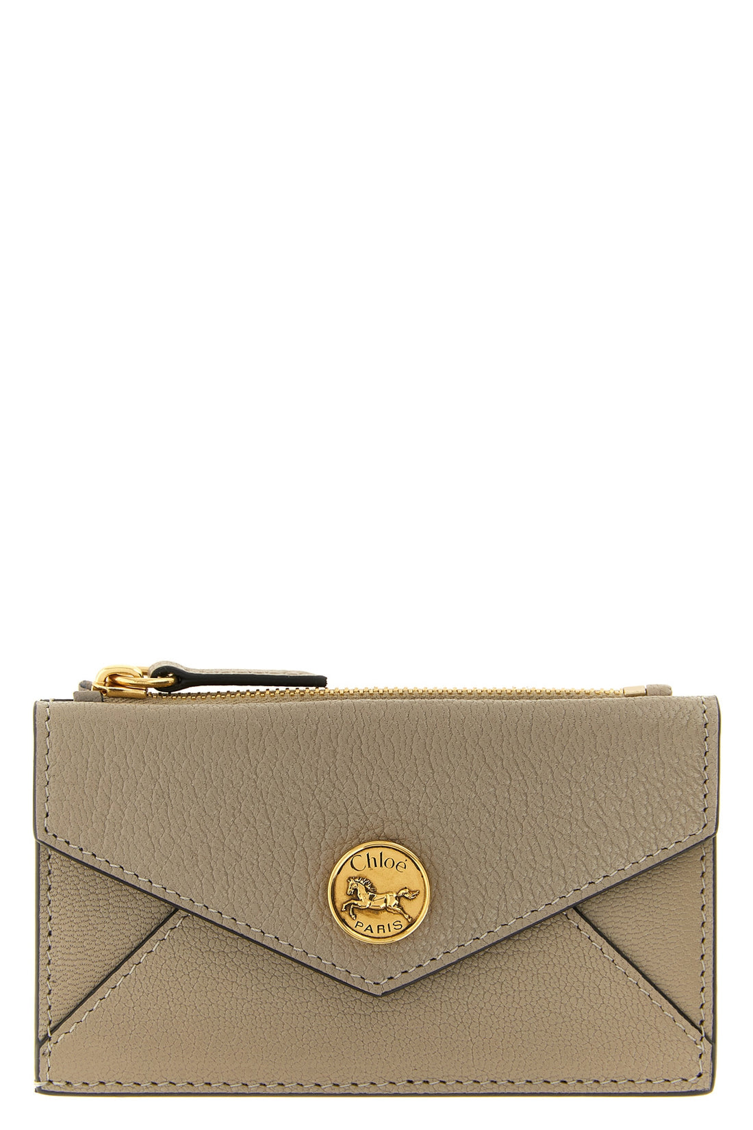 CHLOÉ OS the small chloé envelope wallet redefines small leather goods through a geomet