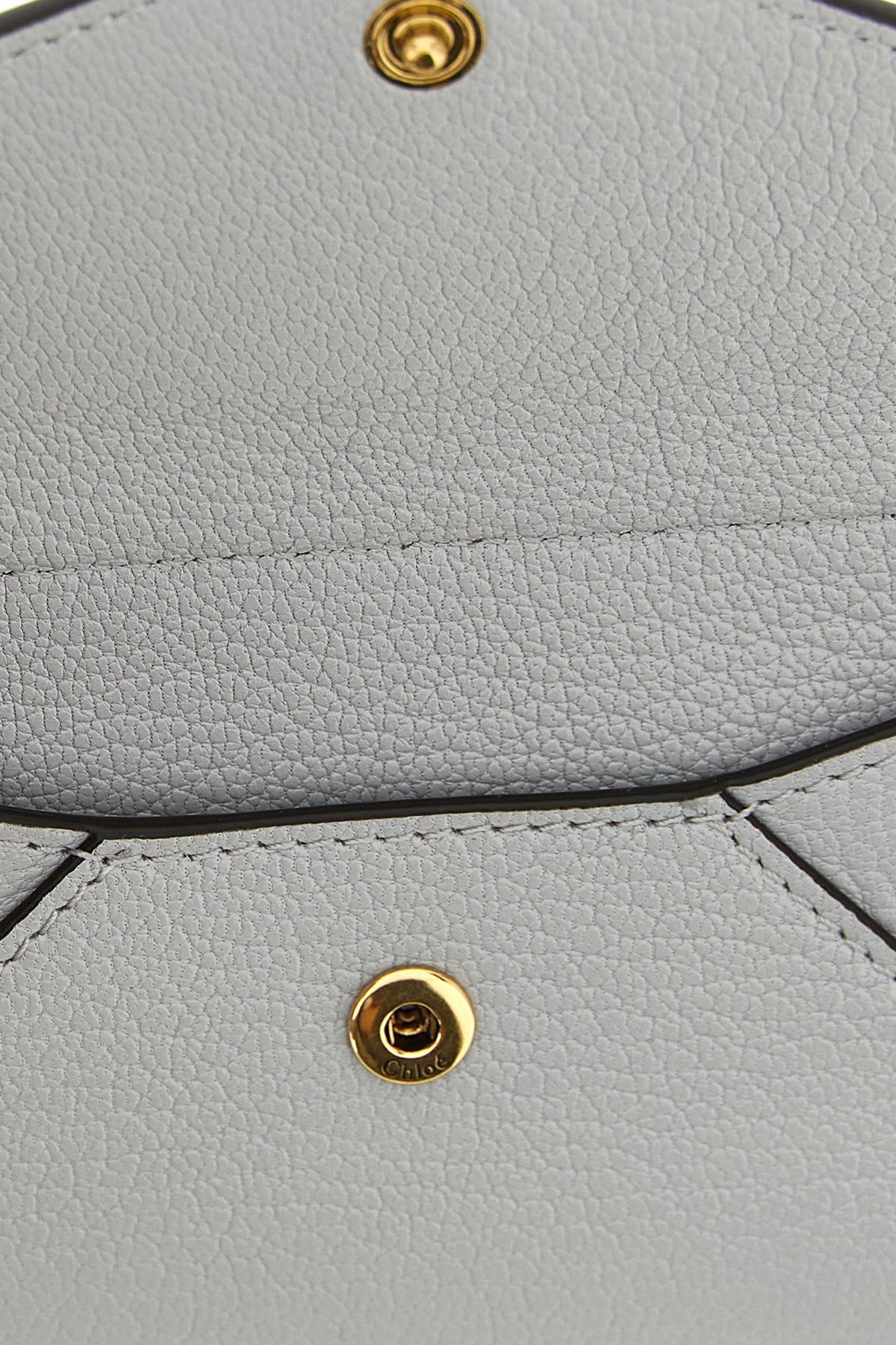 the small chloé envelope wallet stands out for its compact and structured silh