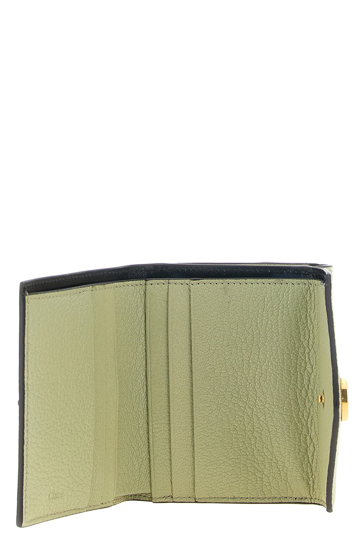 the small chloé envelope tri-fold wallet embodies the essence of luxury leathe