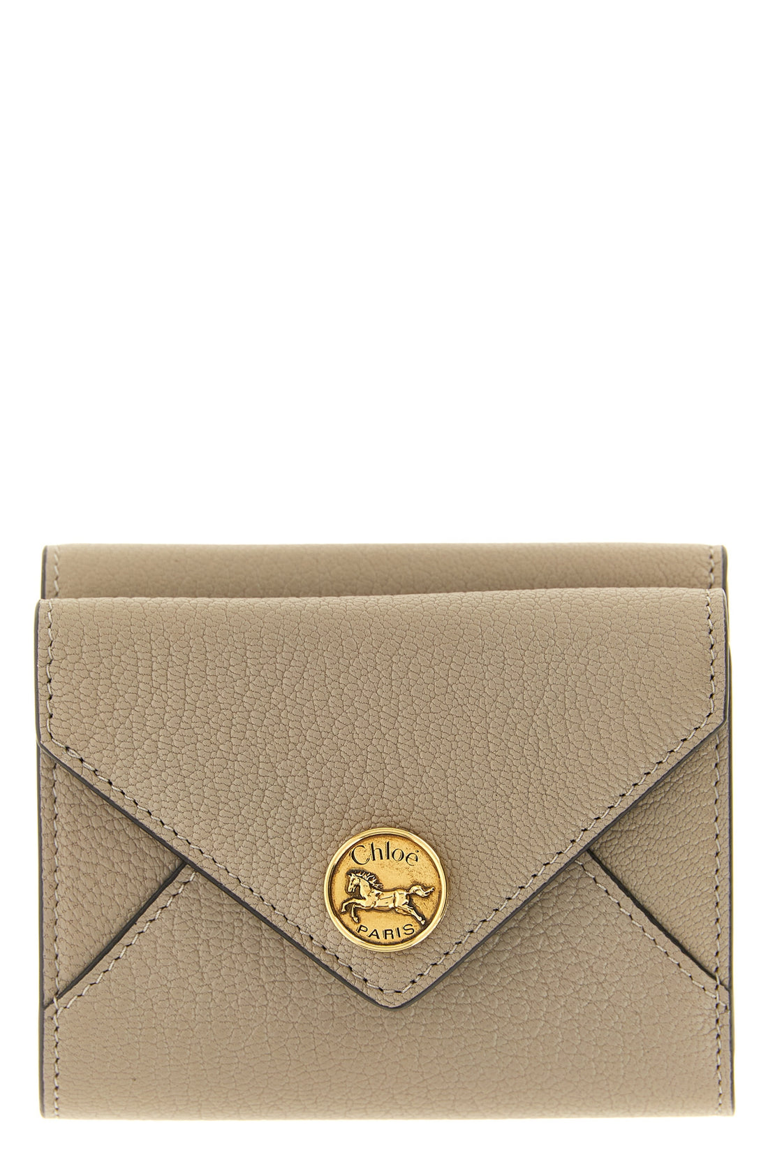 CHLOÉ OS the chloé envelope small wallet embodies the essence of luxury leather goods th