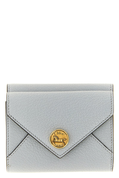 chloés envelope small tri-fold wallet embodies everyday elegance through a co