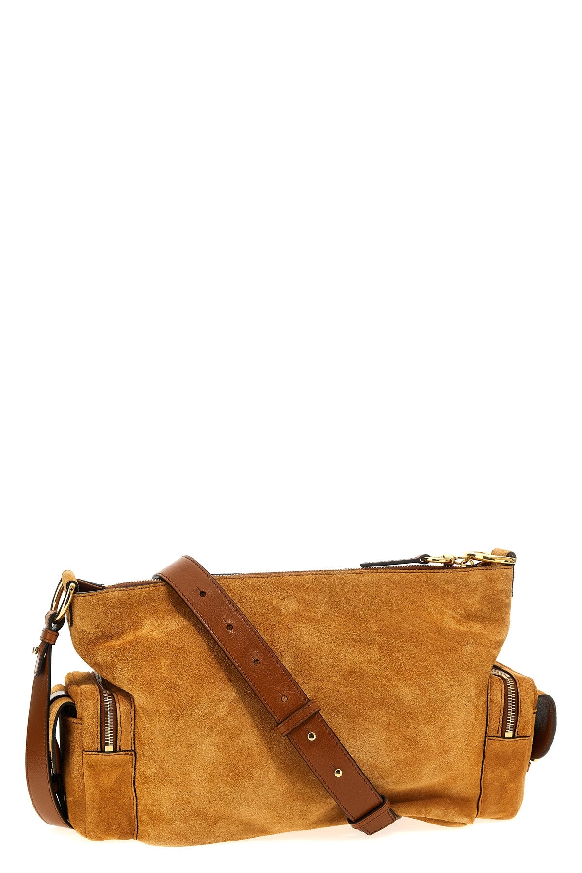camera bag suede shoulder bag