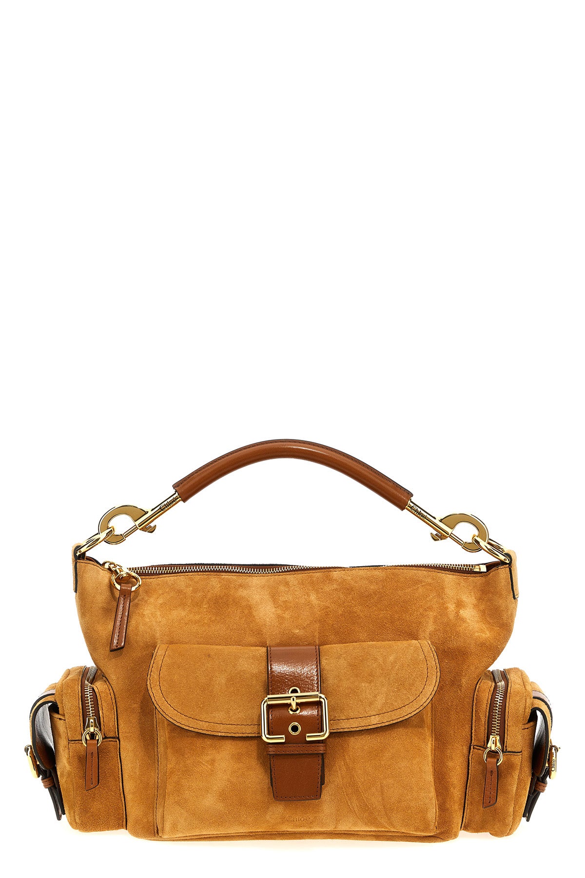 camera bag suede shoulder bag