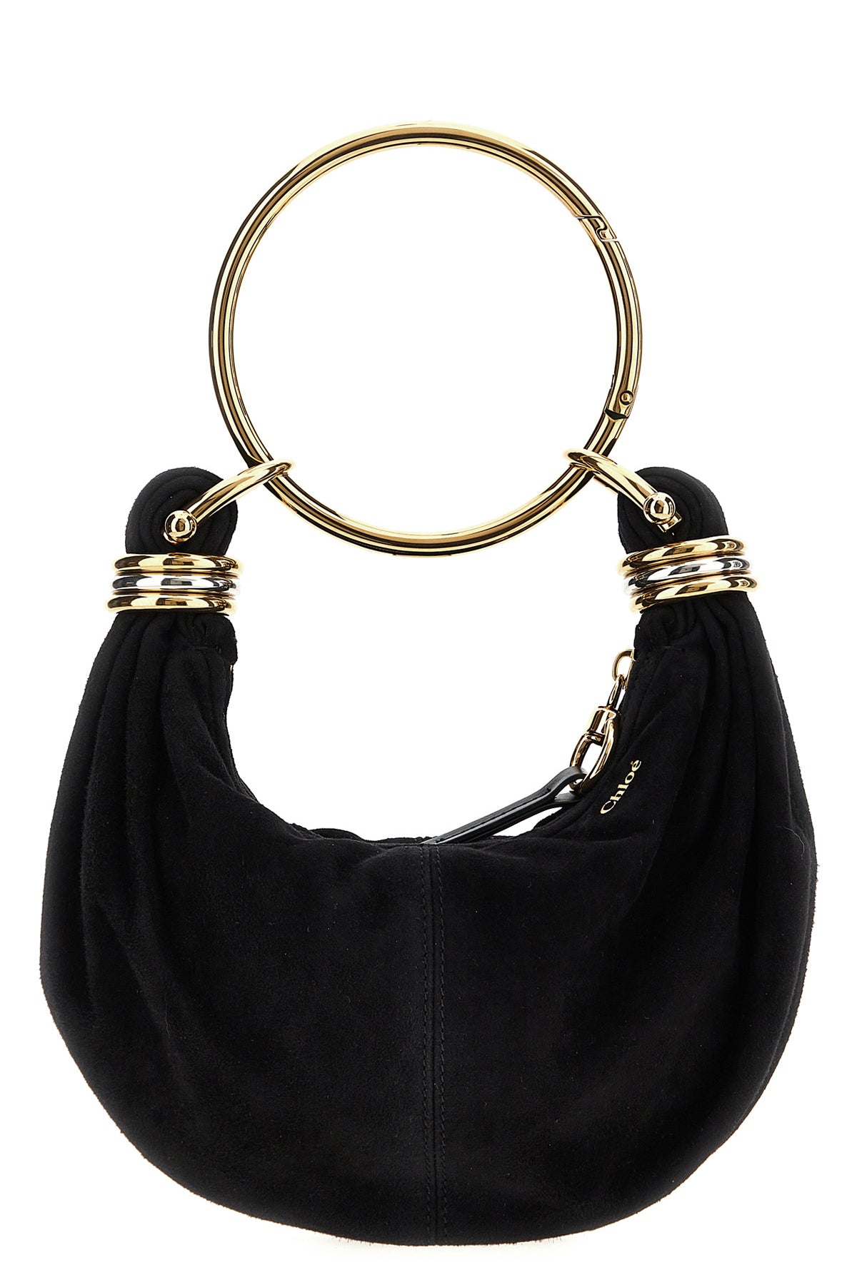 bracelet hobo mini suede handbag