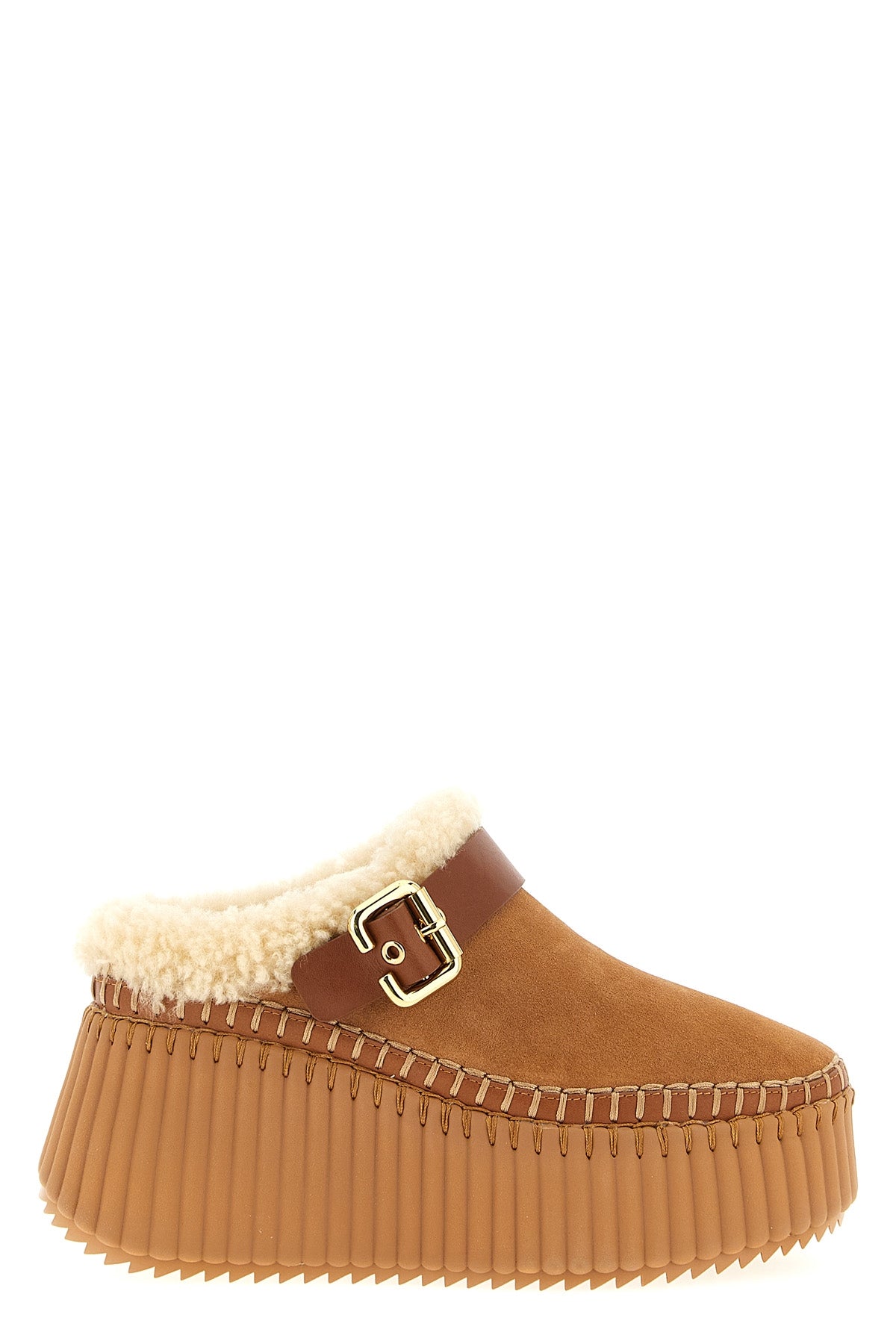nama suede sabots