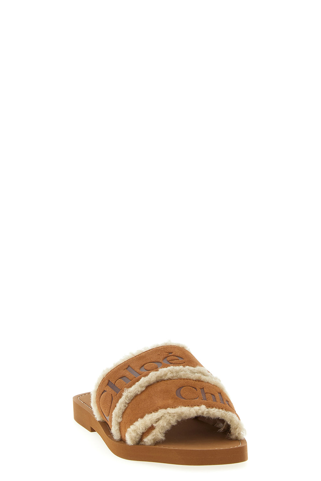 CHLOÉ 37 woody suede sandals