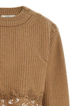 chloé cropped knit exemplifies the refined construction of knitwear through its