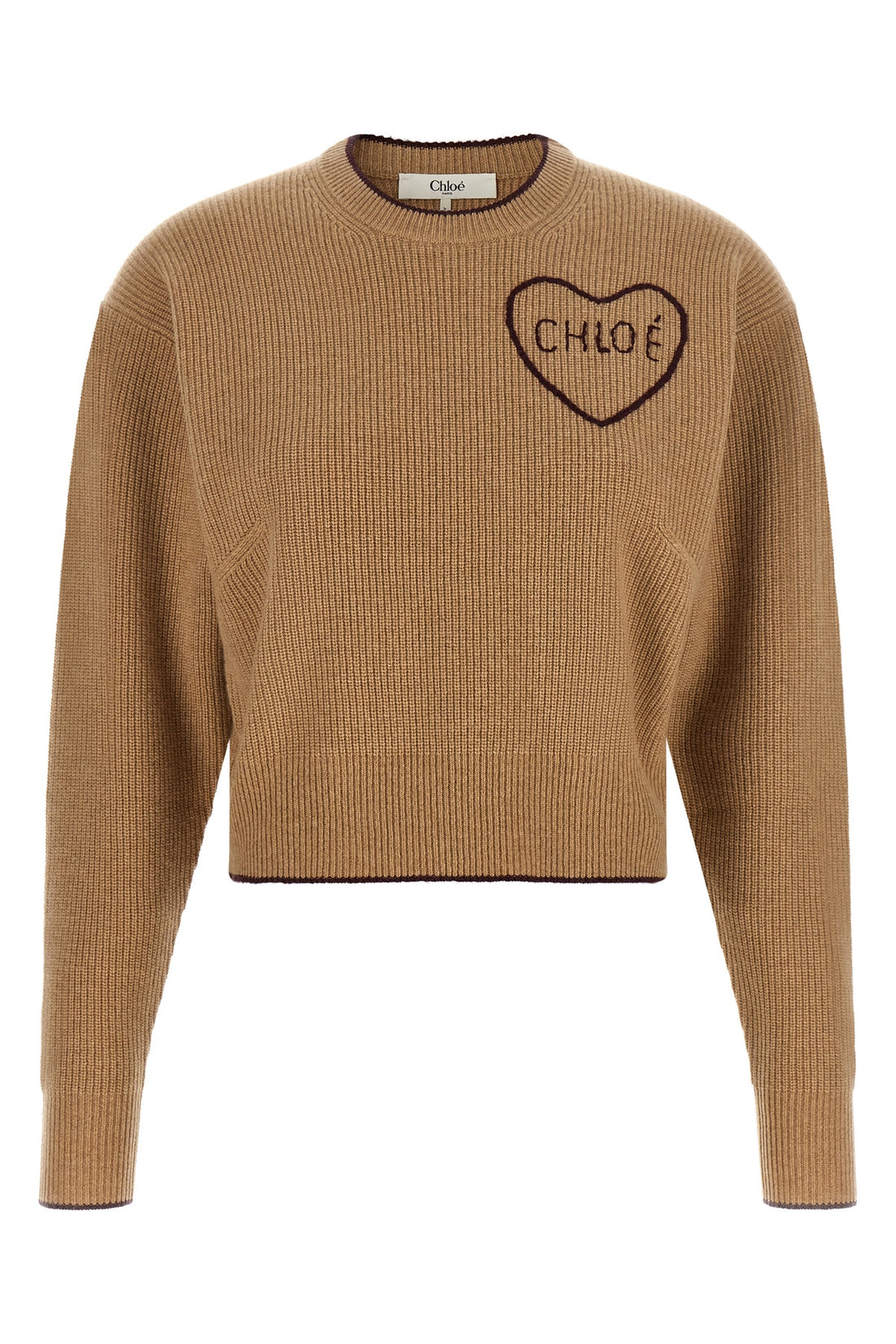 CHLOÉ M the chloé crew neck sweater defines a new interpretation of luxury knitwear thro