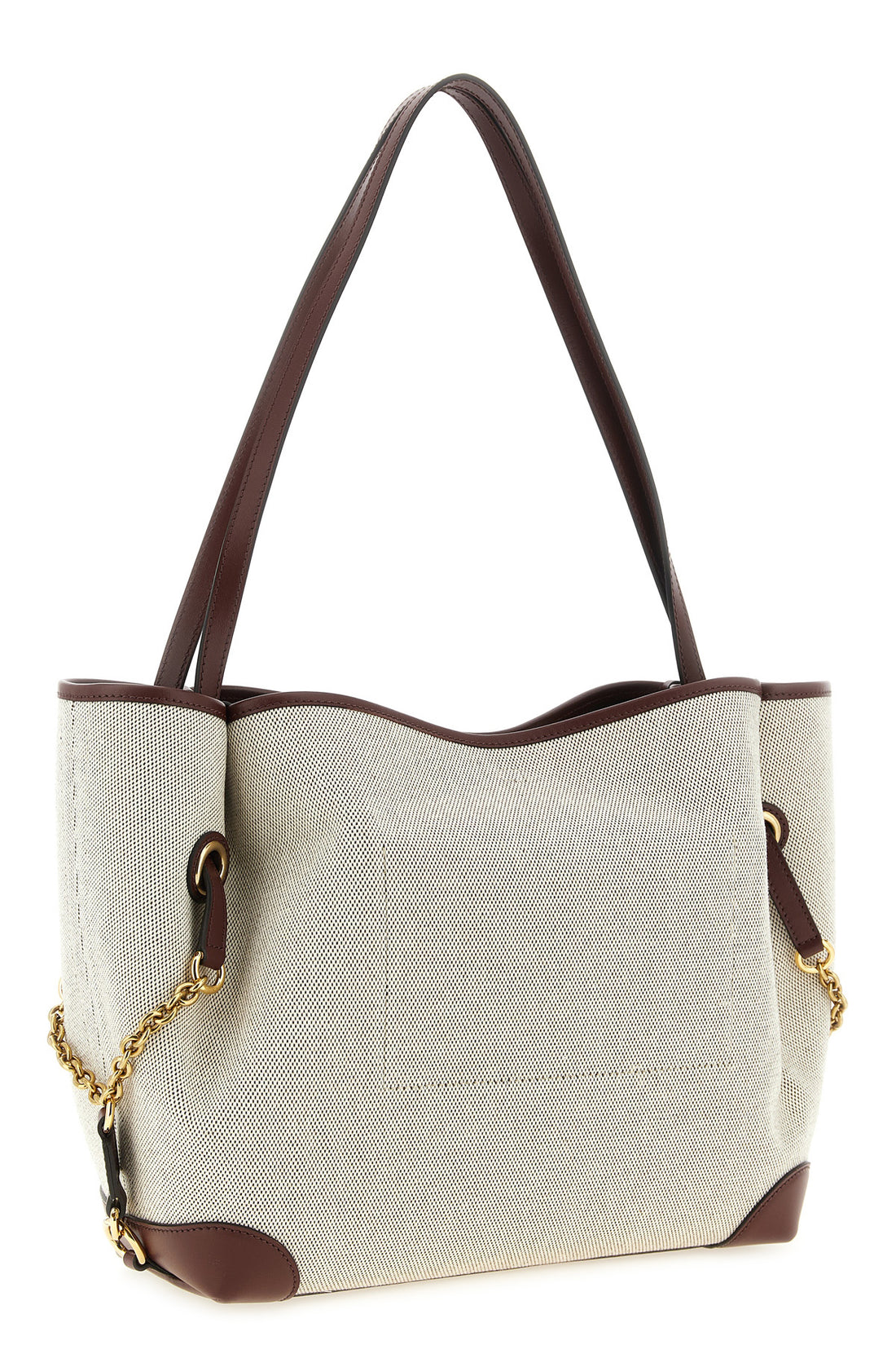 CHLOÉ OS the chloé clover shoulder bag in cotton canvas stands out for its versatile silh