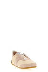 chloé kick cotton nylon and suede sneakers