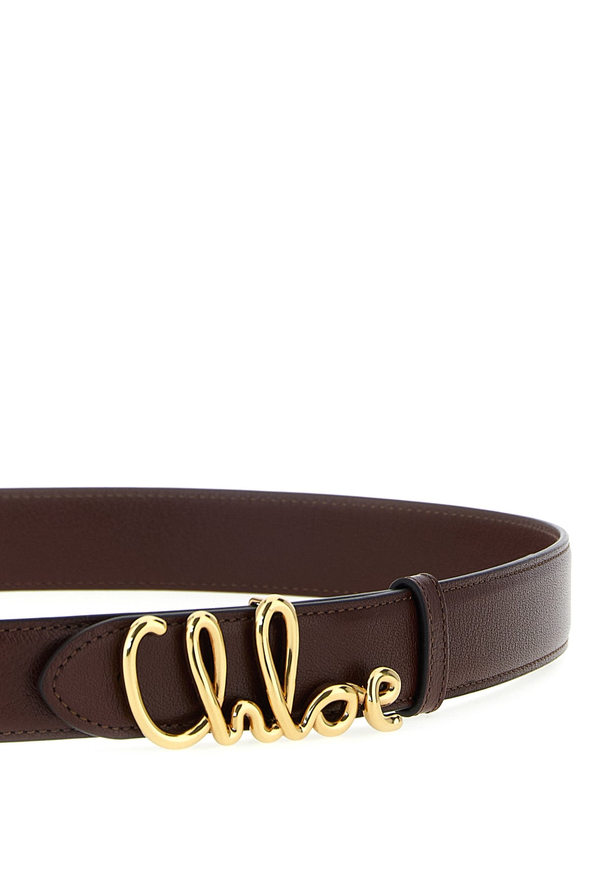 chloé iconic buffalo leather belt