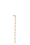 the pendant earrings chloe script define a cascading metal construction
