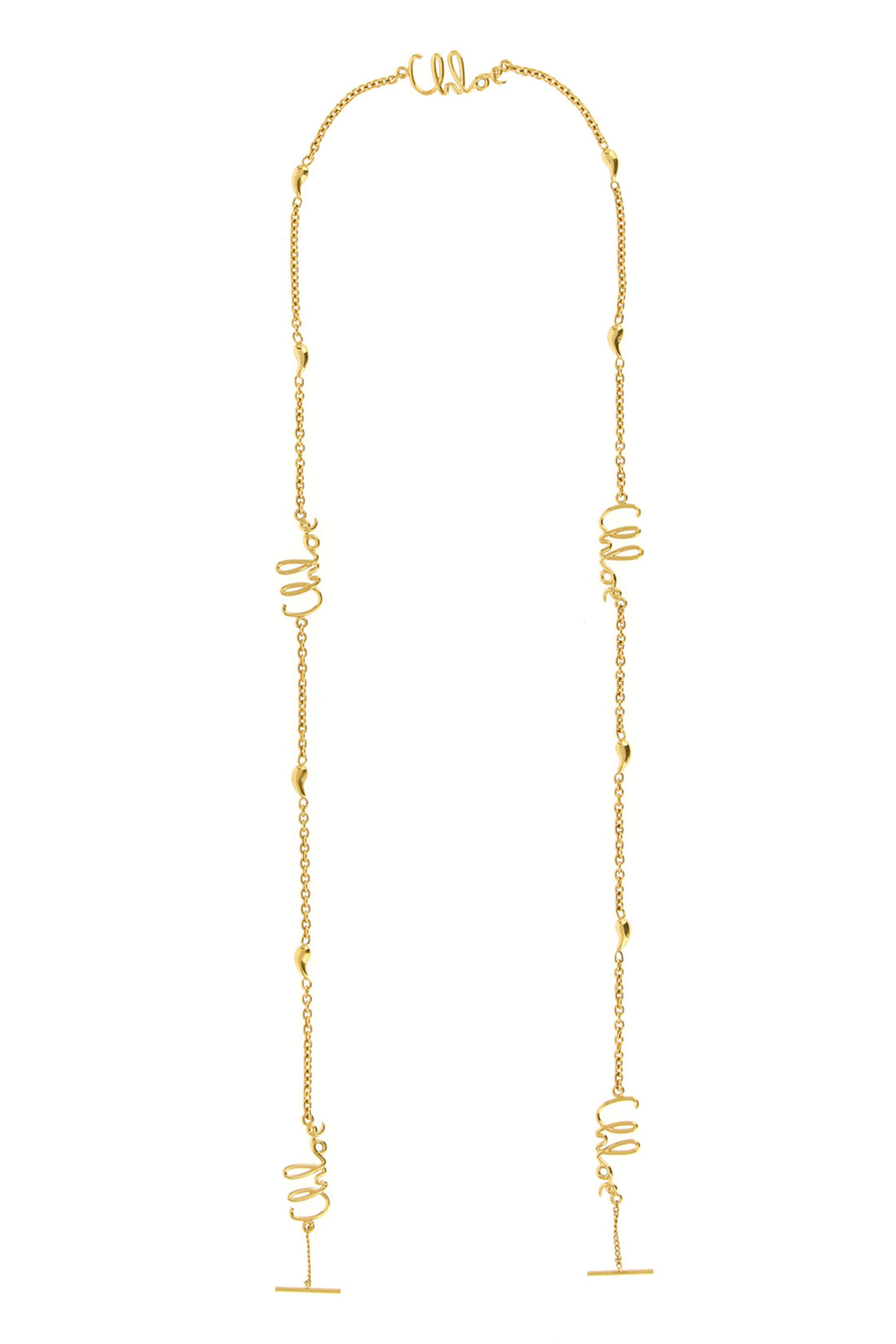 CHLOÉ OS chloé iconic spectacle chain in vintage gold brass