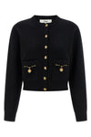 merino wool and cashmere knit cardigan