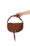 marcie mini shoulder bag in smooth calf leather