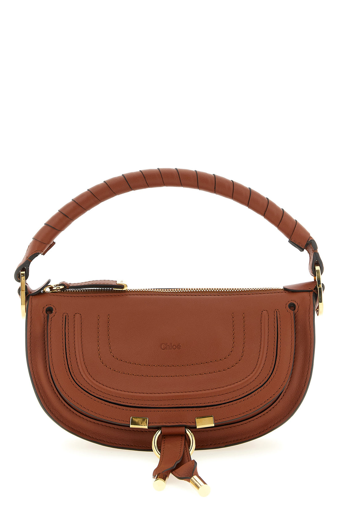 CHLOÉ OS marcie mini shoulder bag in smooth calf leather