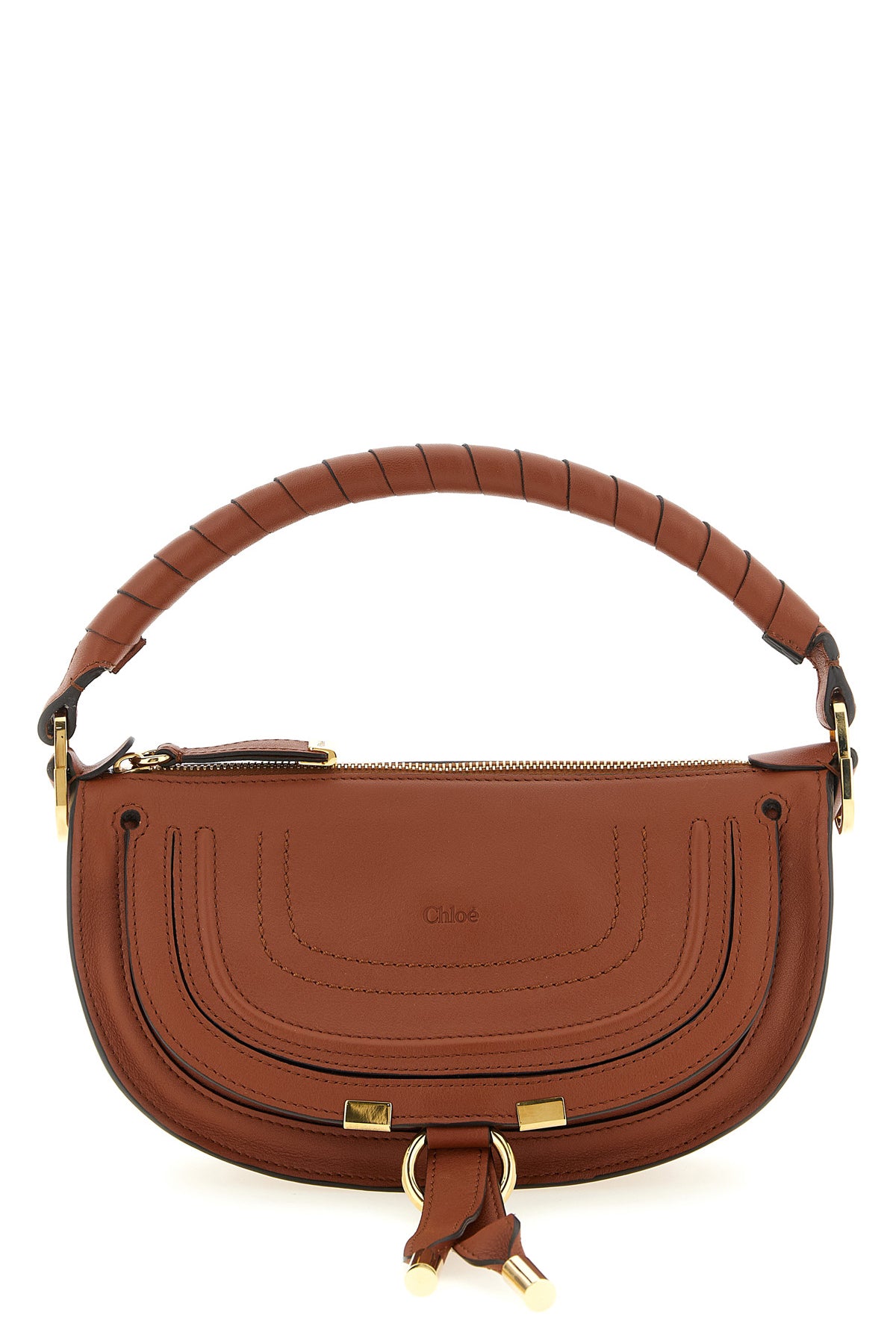 marcie mini shoulder bag in smooth calf leather