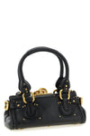 small paddington handbag in grenade buffalo leather