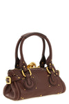 small paddington handbag in grenade buffalo leather
