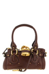 small paddington handbag in grenade buffalo leather