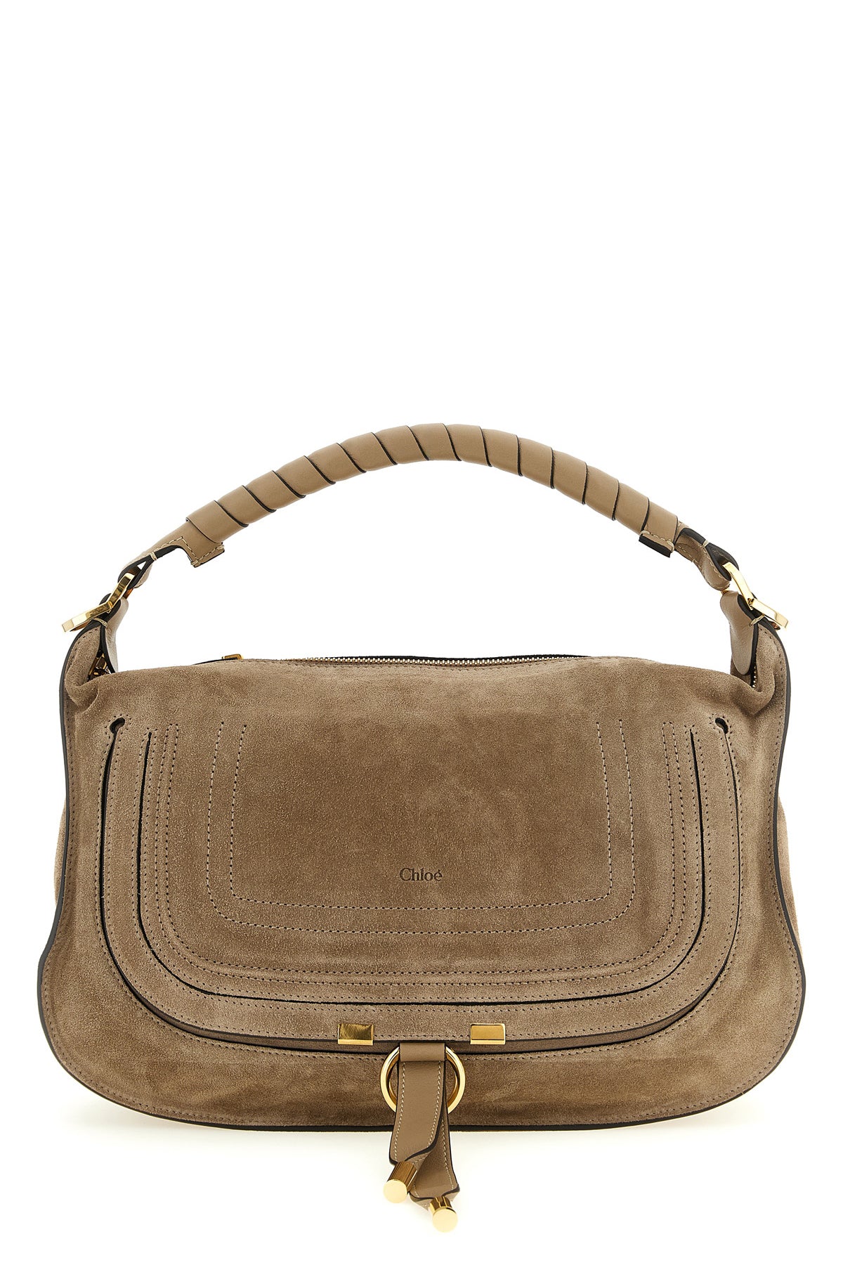 small marcie suede shoulder bag