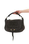 small marcie suede shoulder bag