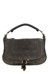 small marcie suede shoulder bag