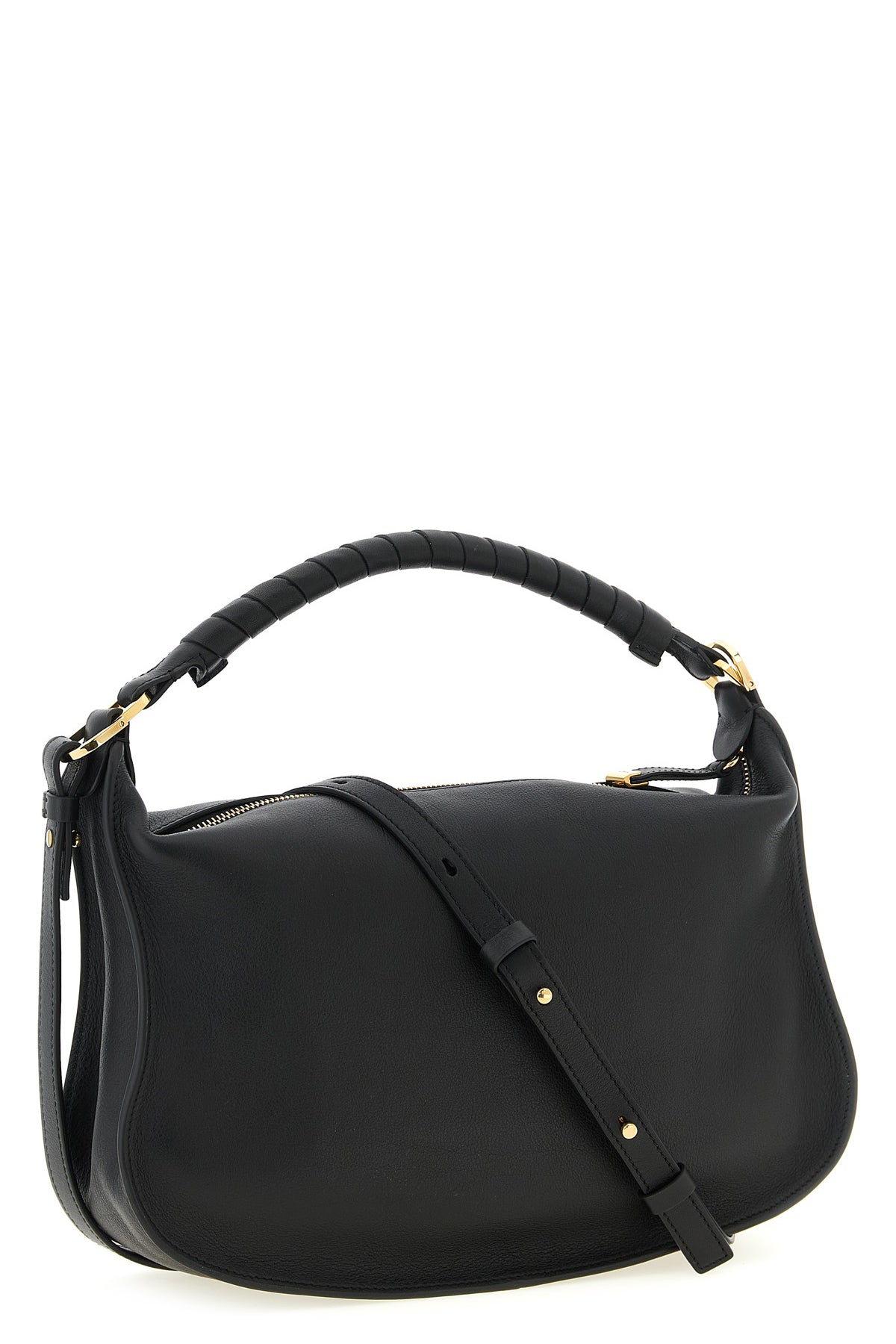 small marcie shoulder bag in smooth calf leather