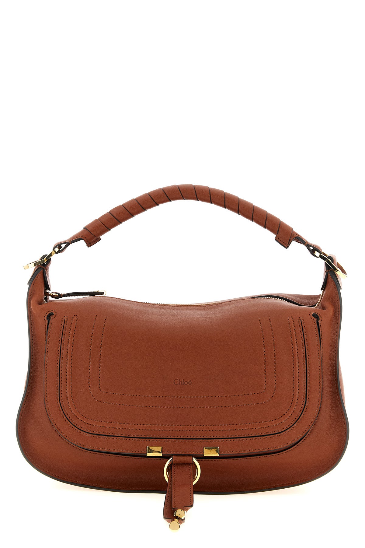 small marcie shoulder bag in smooth calf leather