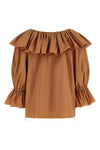 cotton poplin blouse