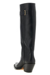chloé azelan high boots redefine the texan aesthetic through a rigorous constr