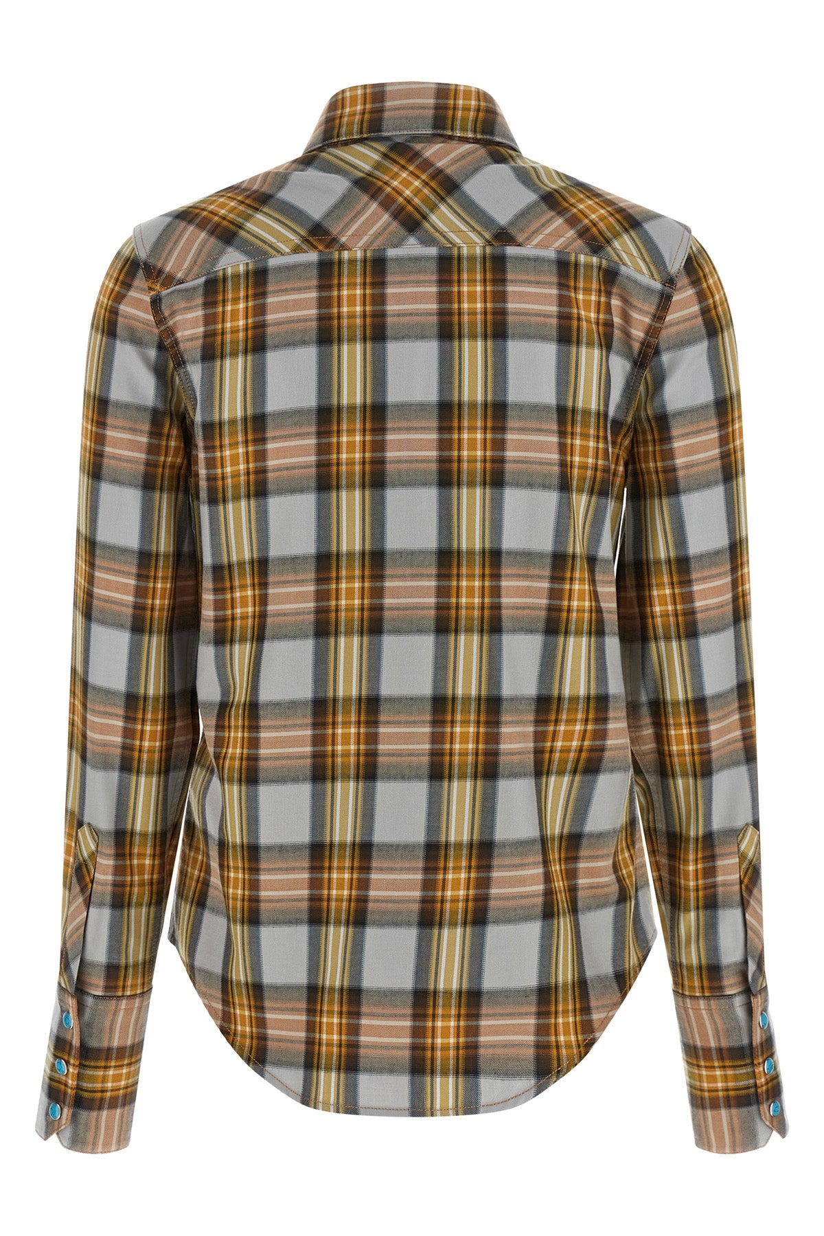 the chloé cotton and cupro blend shirt reinterprets the western aesthetic