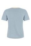 the chloé pure cotton t-shirt stands out for its essential silhouette and a méla