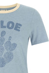 the chloé pure cotton t-shirt stands out for its essential silhouette and a méla