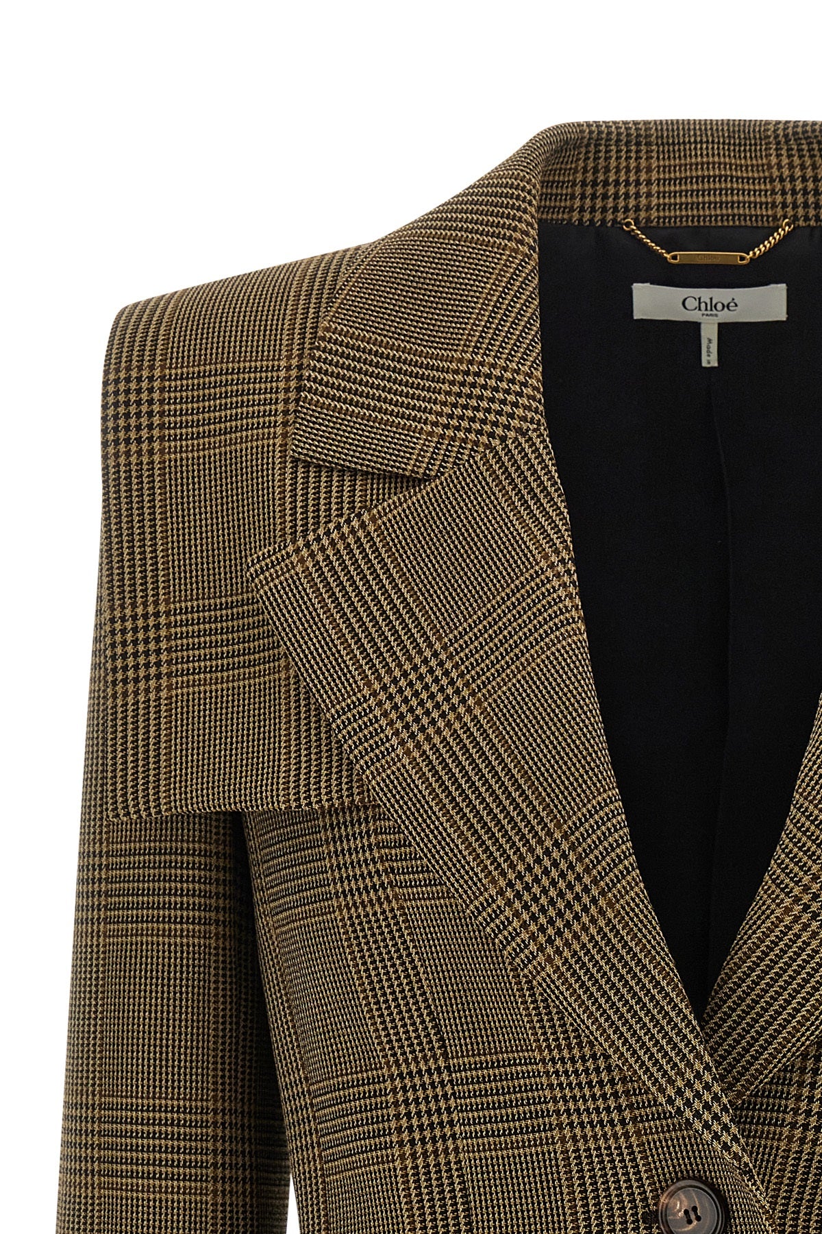 the chloé blazer redefines the codes of tailoring through a sculptural construct