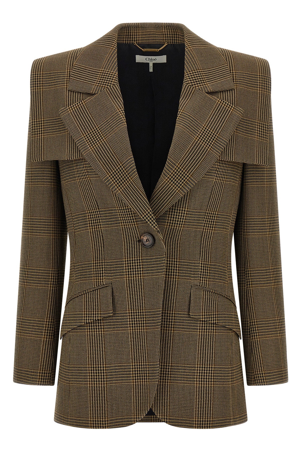 the chloé blazer redefines the codes of tailoring through a sculptural construct
