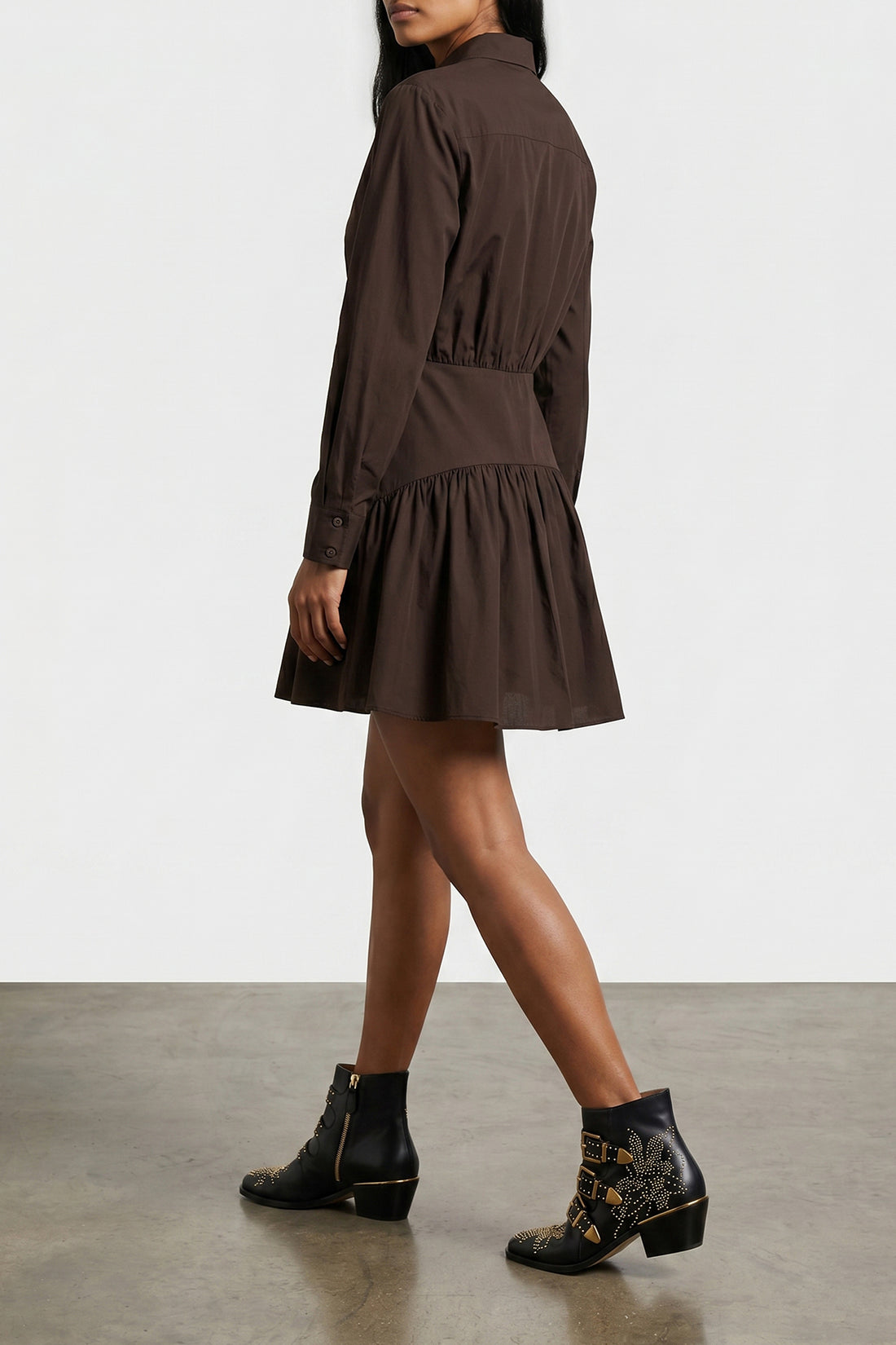 CHLOÉ 36 susanna leather ankle boots