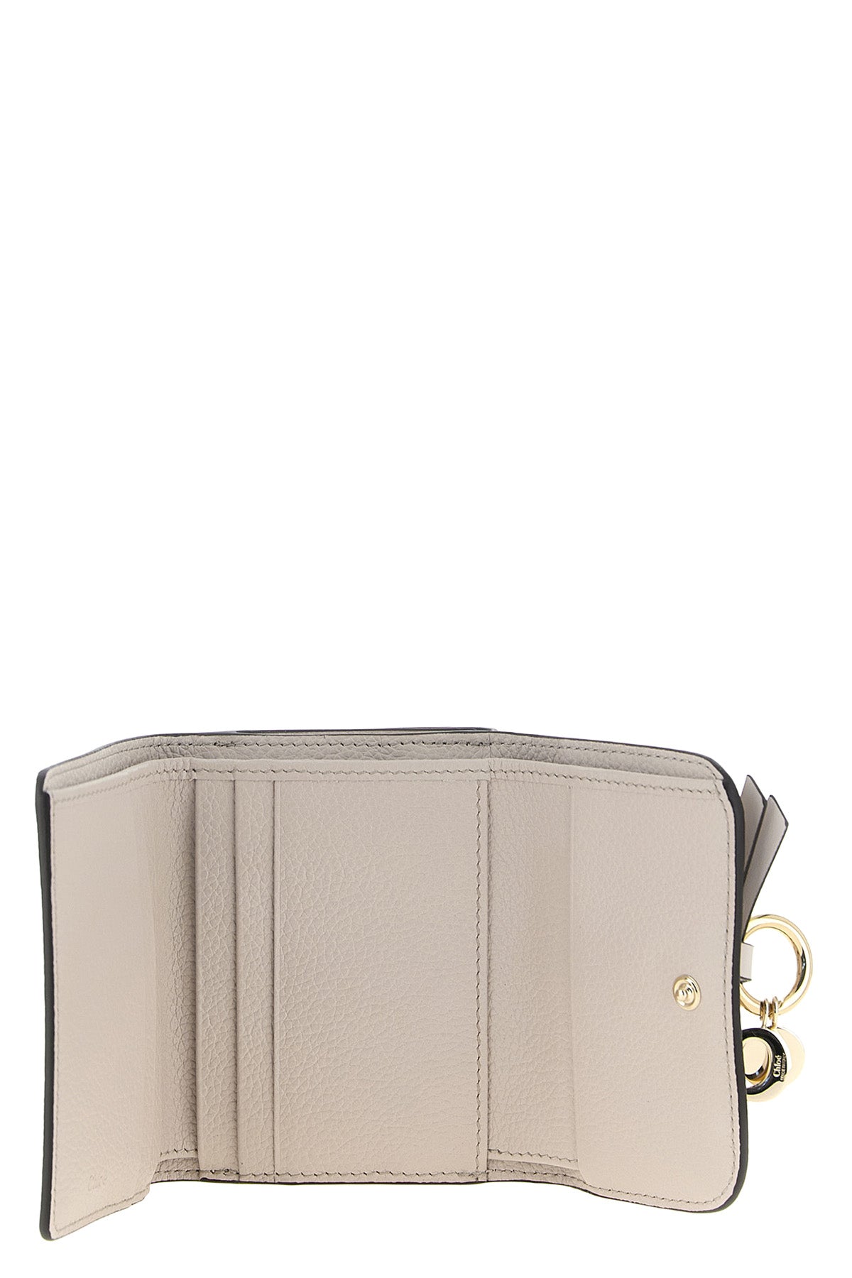 the alphabet chloé wallet is made of fine hammered calf leather