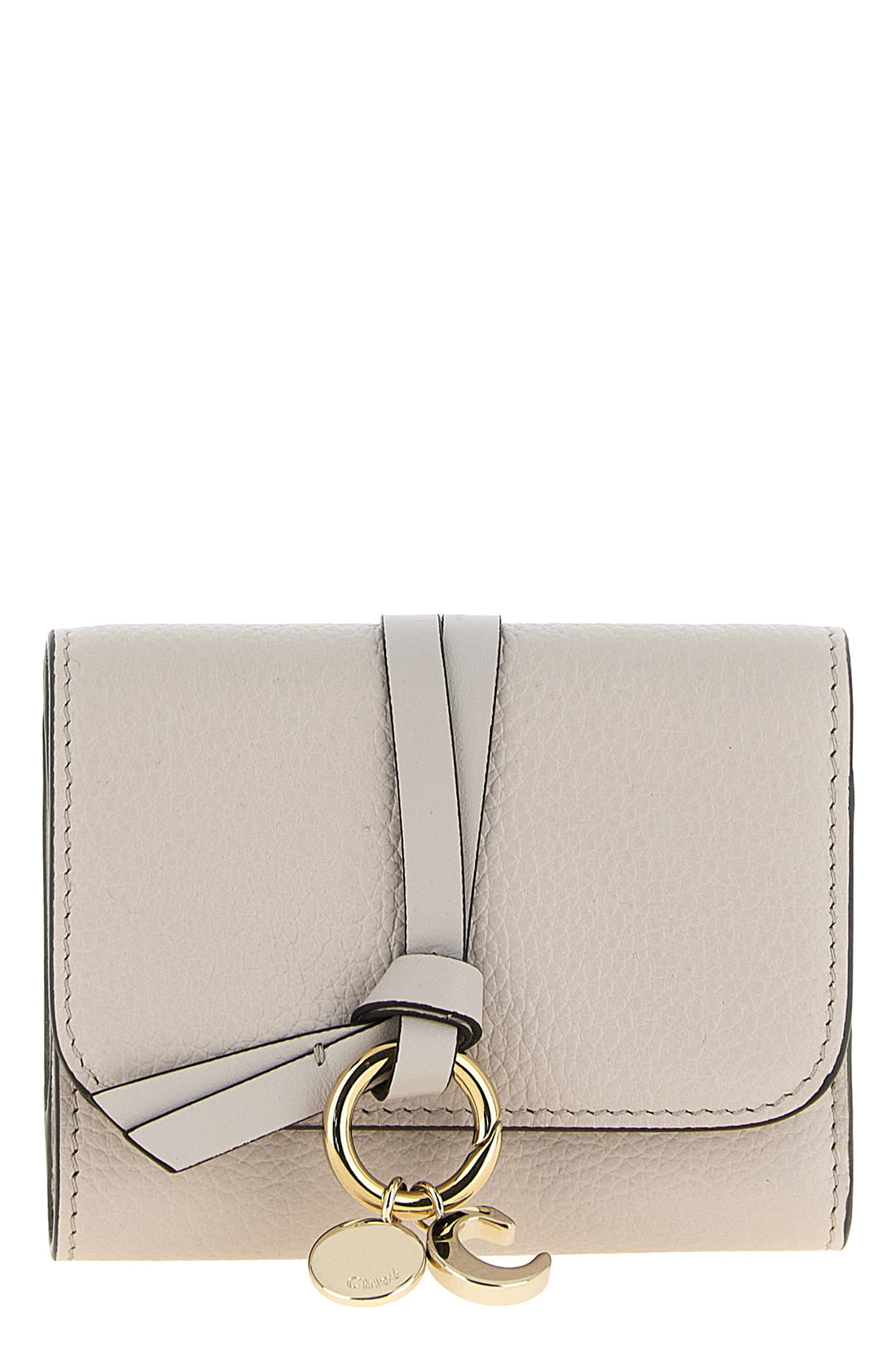 CHLOÉ OS the alphabet chloé wallet is made of fine hammered calf leather