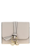 the alphabet chloé wallet is made of fine hammered calf leather