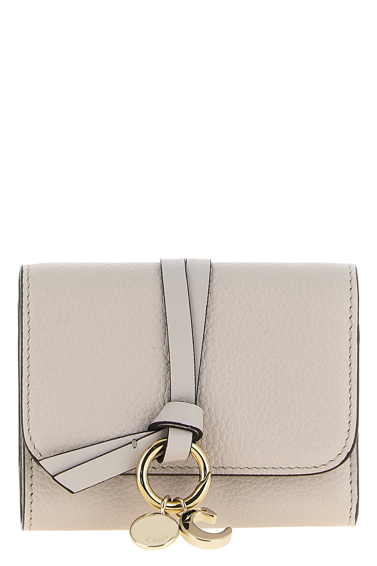 the alphabet chloé wallet is made of fine hammered calf leather