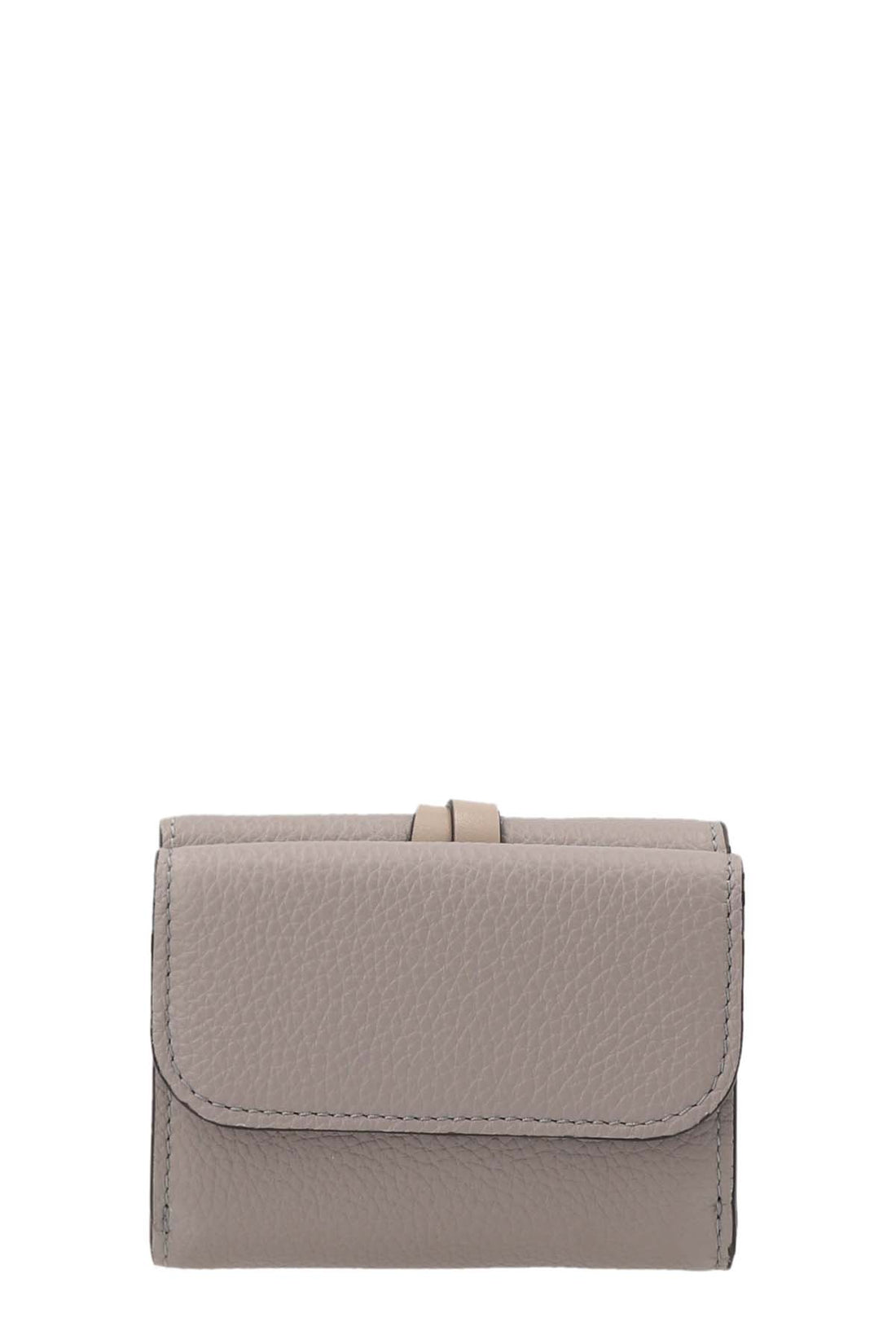 CHLOÉ OS mini tri fold leather wallet