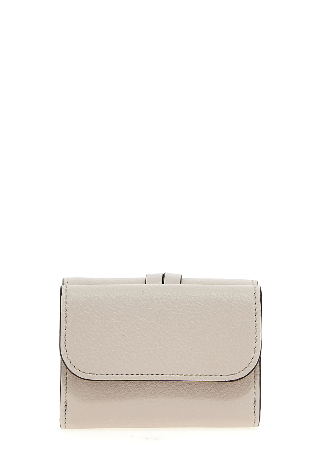 CHLOÉ OS mini tri fold leather wallet