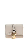 mini tri fold leather wallet