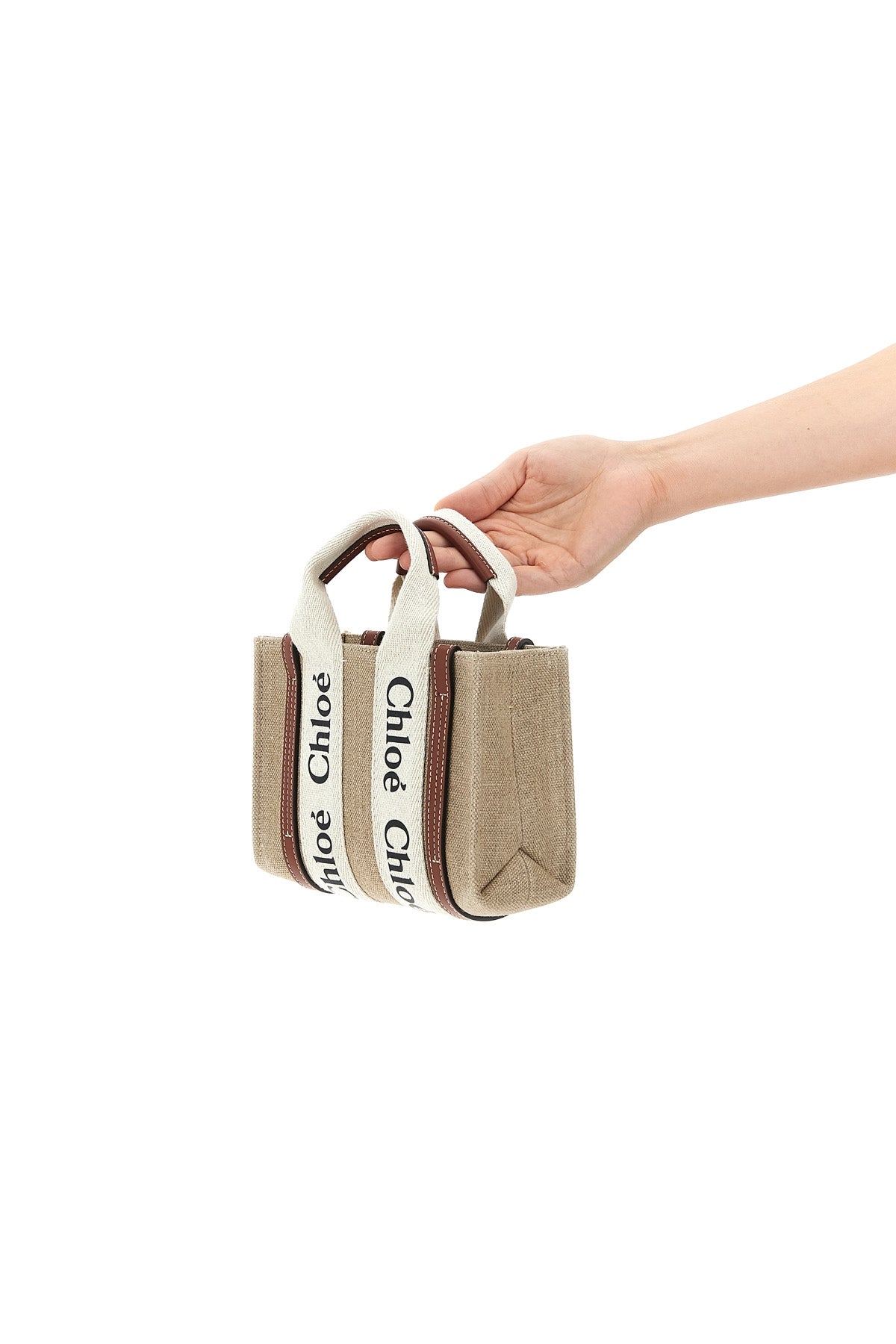 woody mini canvas handbag
