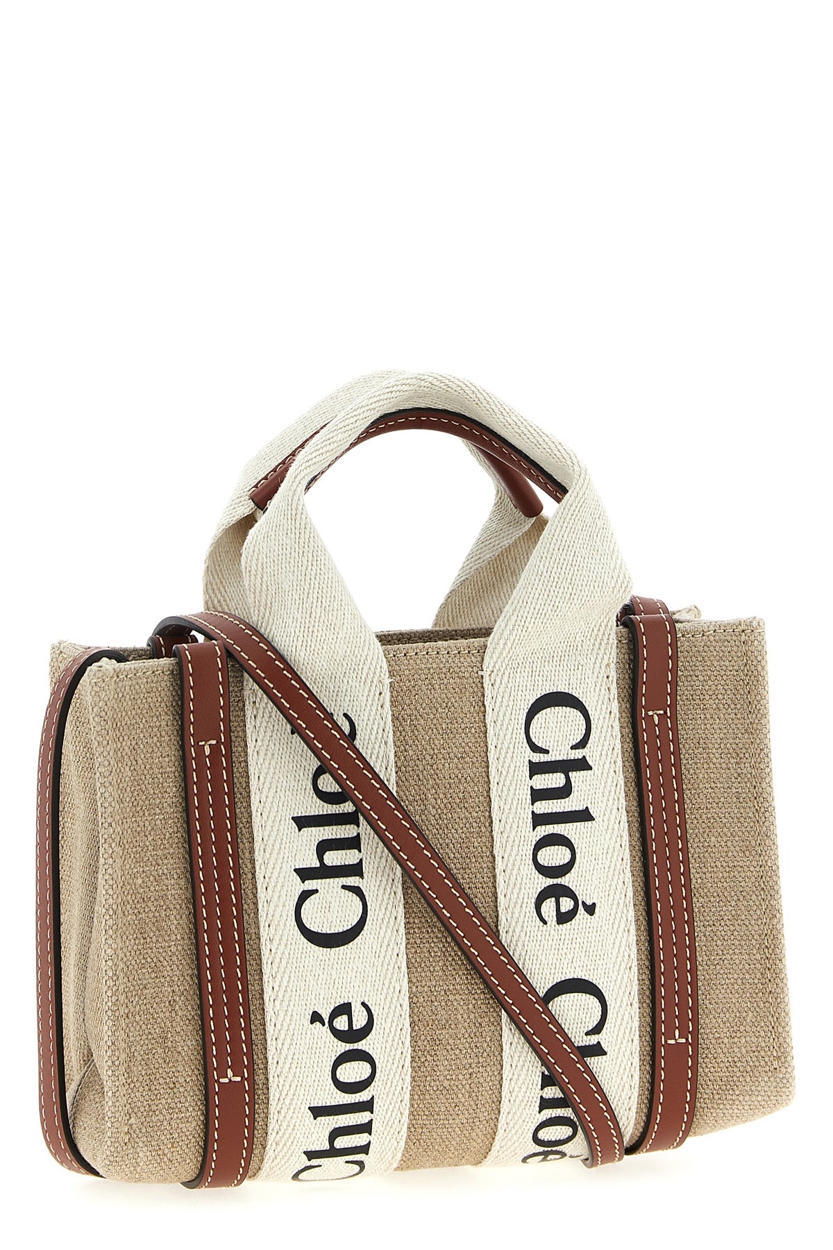 woody mini canvas handbag