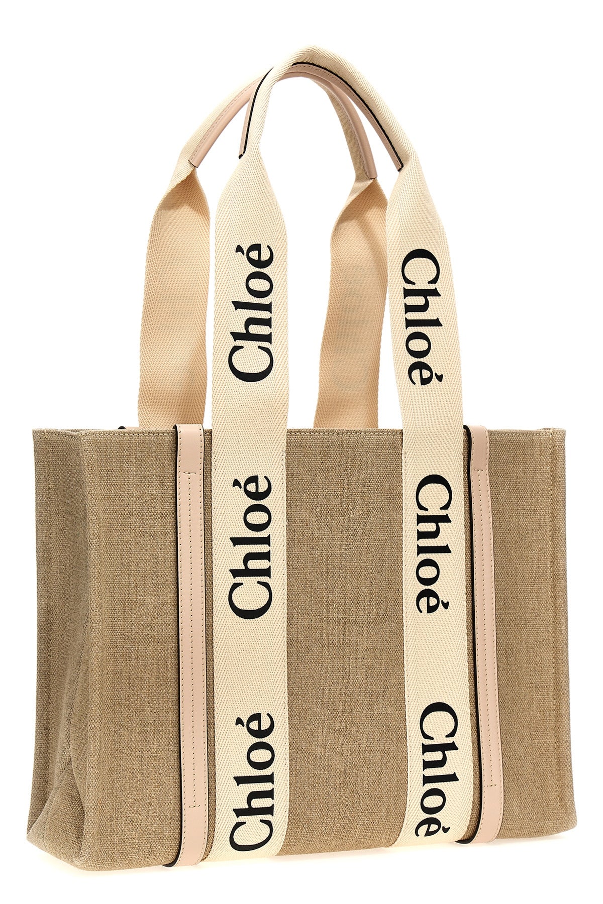 woody medium canvas shopping bag