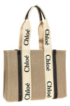 woody medium shopping bag in canvas